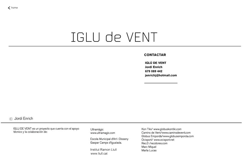 Iglú De Vent - Home