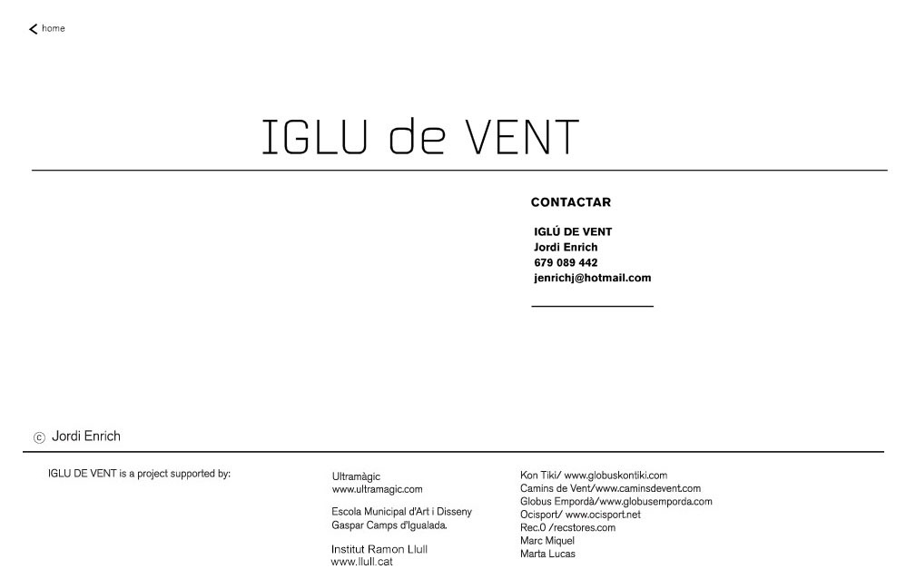 Iglú De Vent - Home